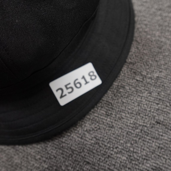 Adidas Hat Bucket Fitted Mens One Size Black Trefoil Logo Twill Casual Sports - Picture 4 of 4